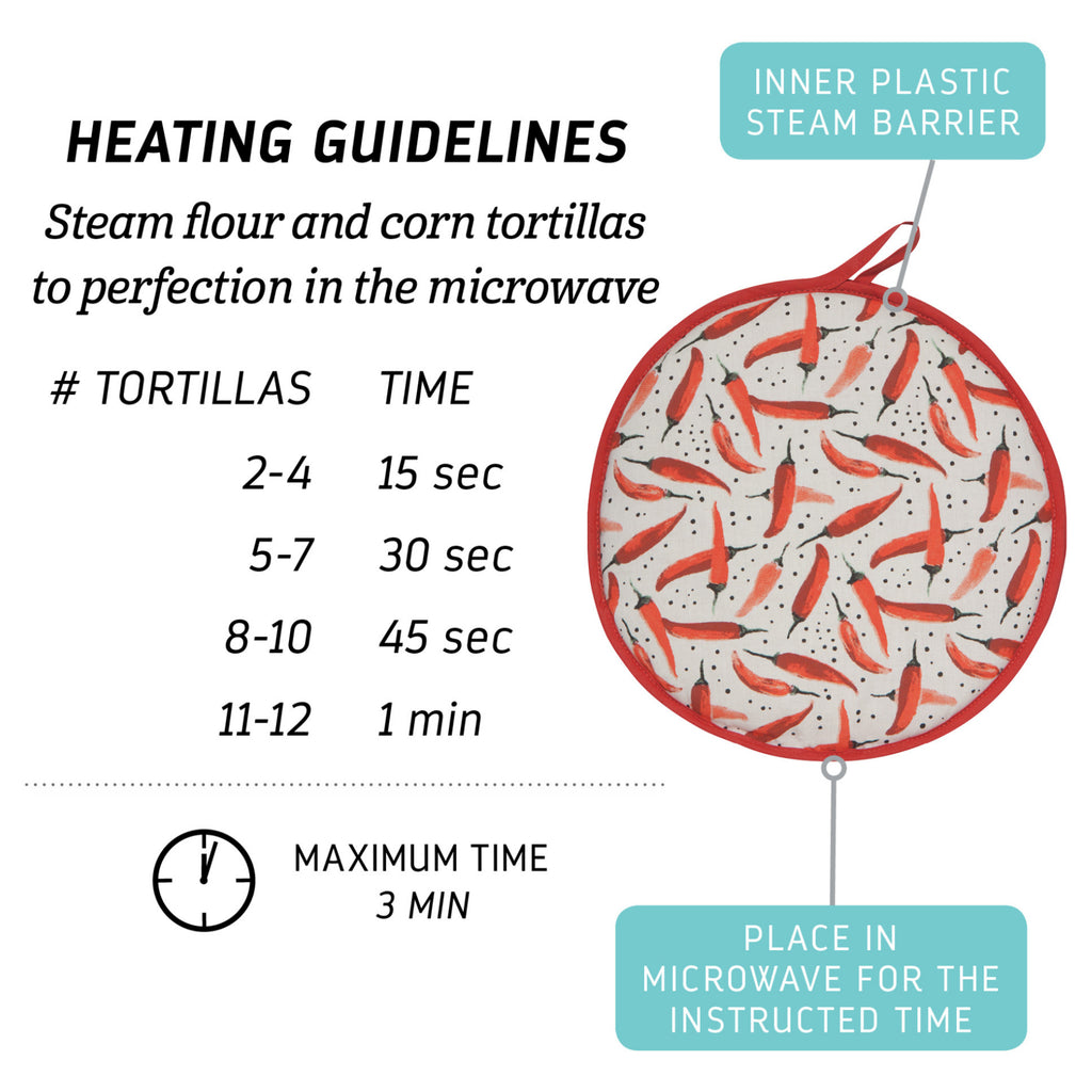 Caliente Tortilla Warmer Info