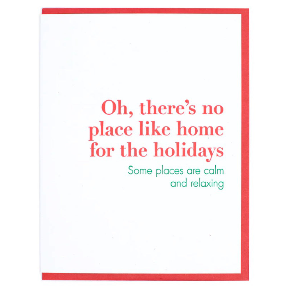 Calm And Relaxing Holiday Card.