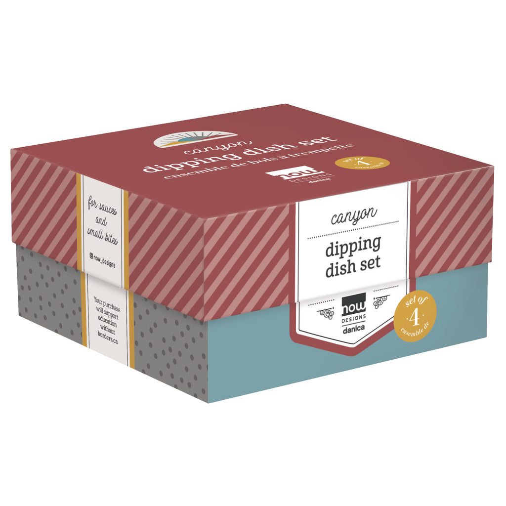 Canyon Dipping Dishes Set of 4 packaging.