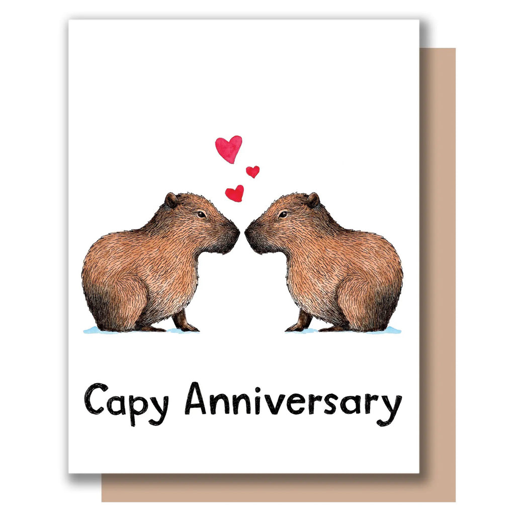 Capy Anniversary Card