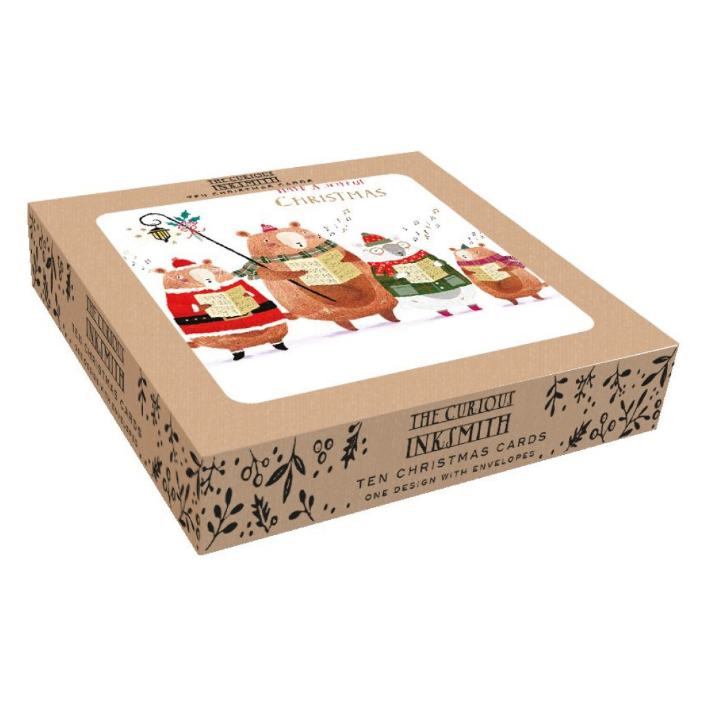 Carolling Animals Boxed Christmas Cards