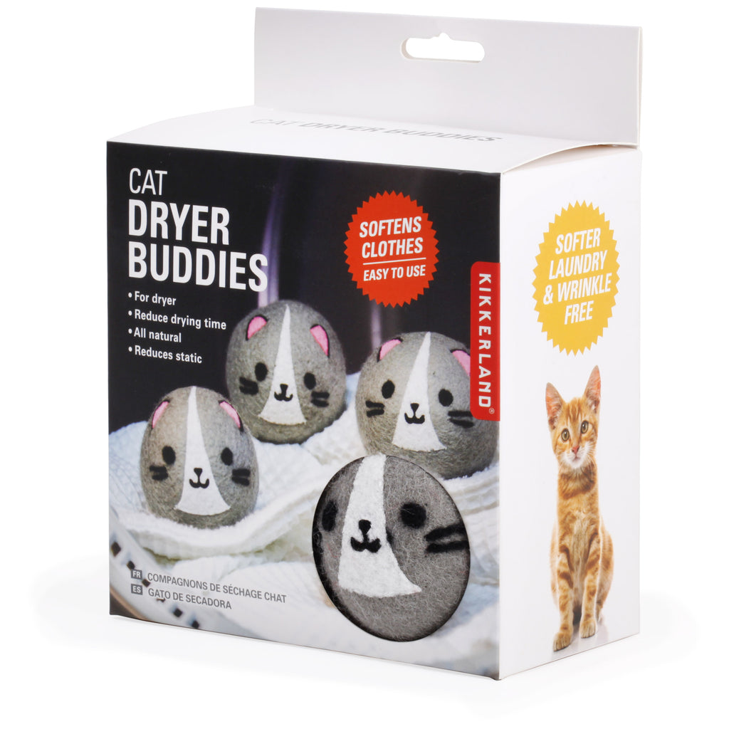 Cat Dryer Buddies packaging.
