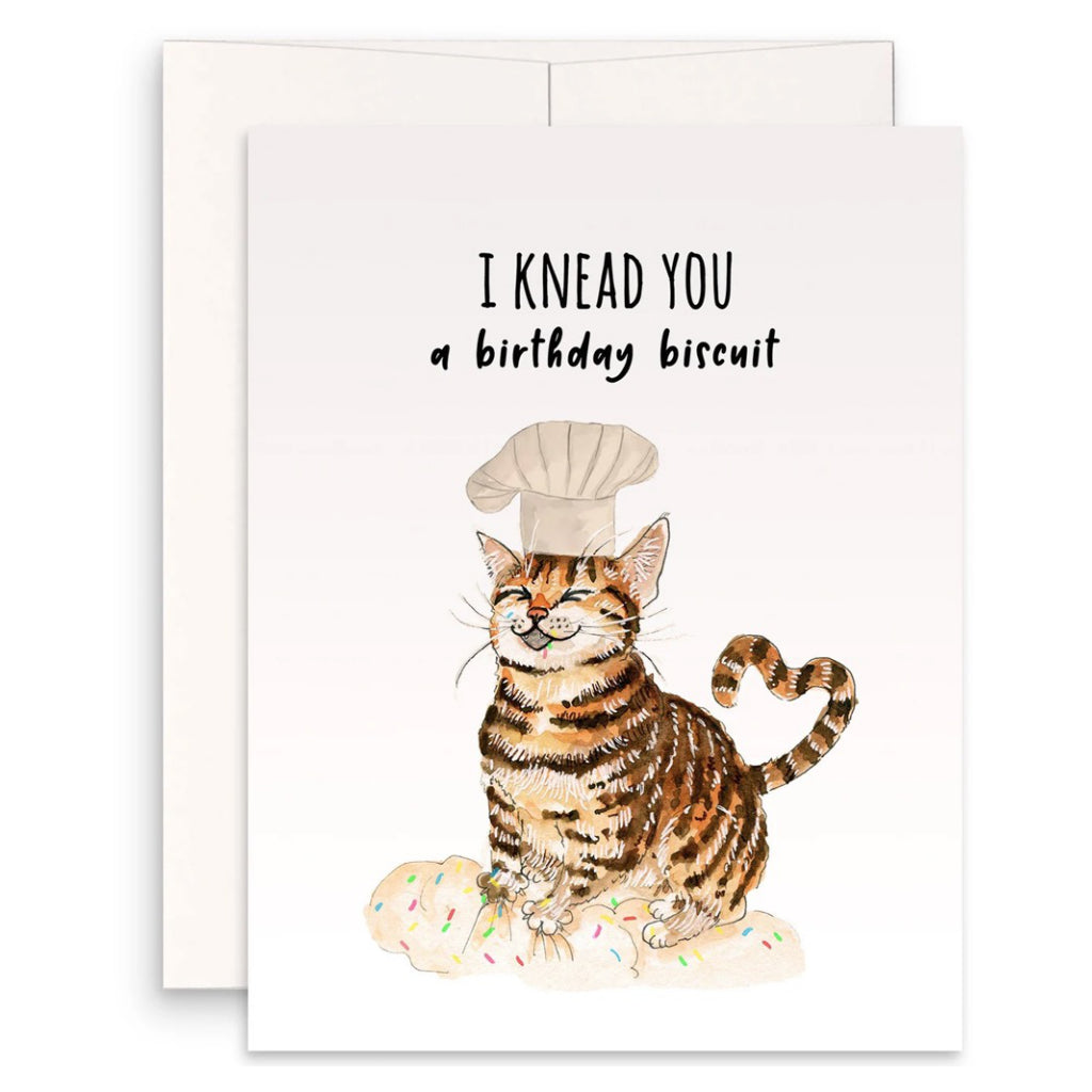 Cat Kneads Cake Birthday Card