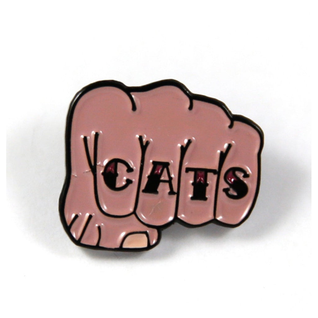 Cat Knuckles Enamel Pin