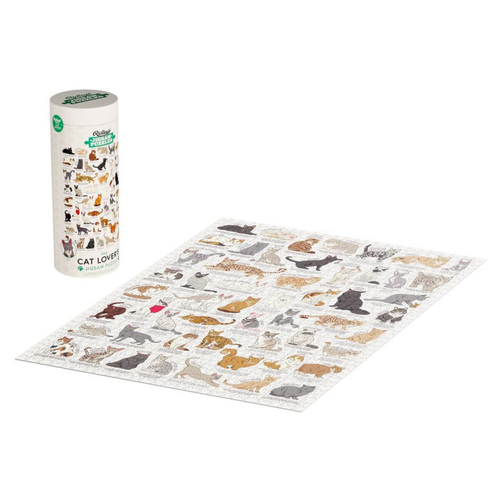 Cat Lovers 1000 Piece Jigsaw Full