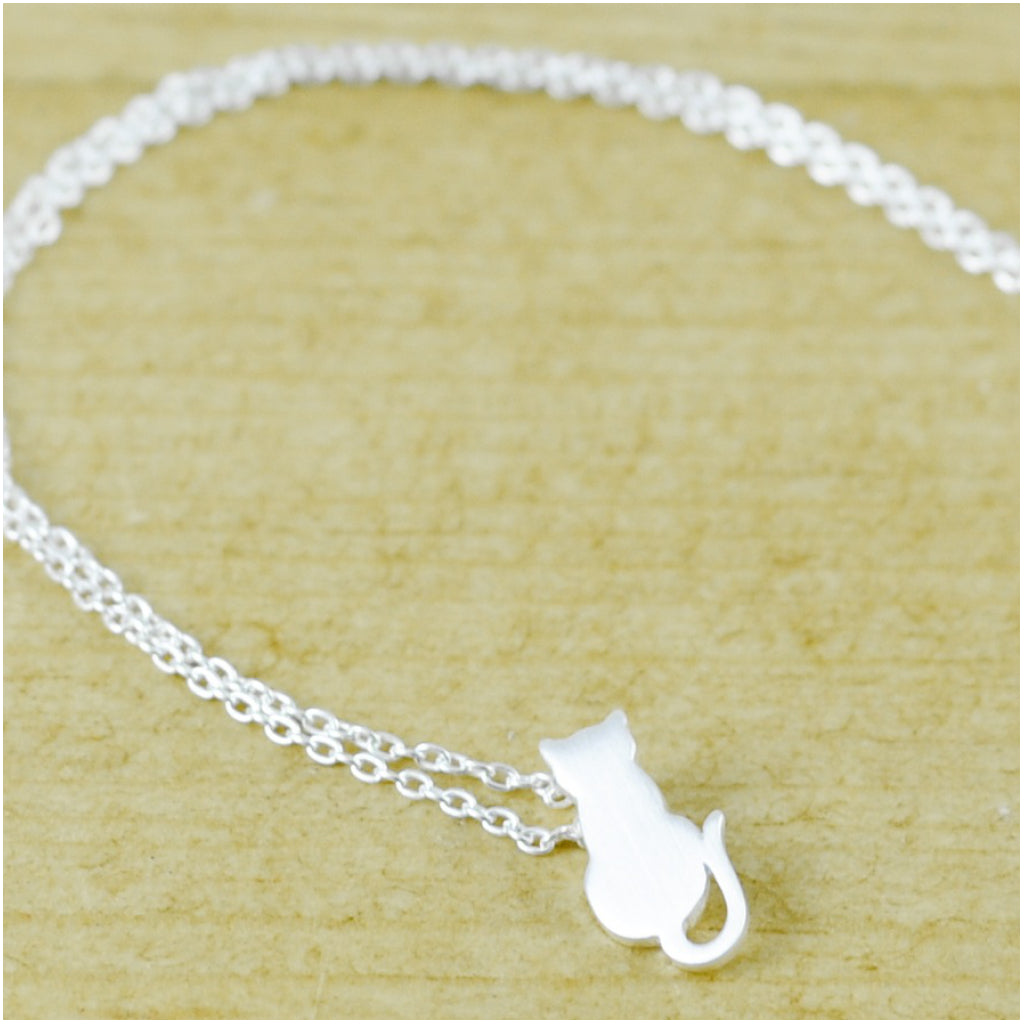 Cat Necklace Brushed