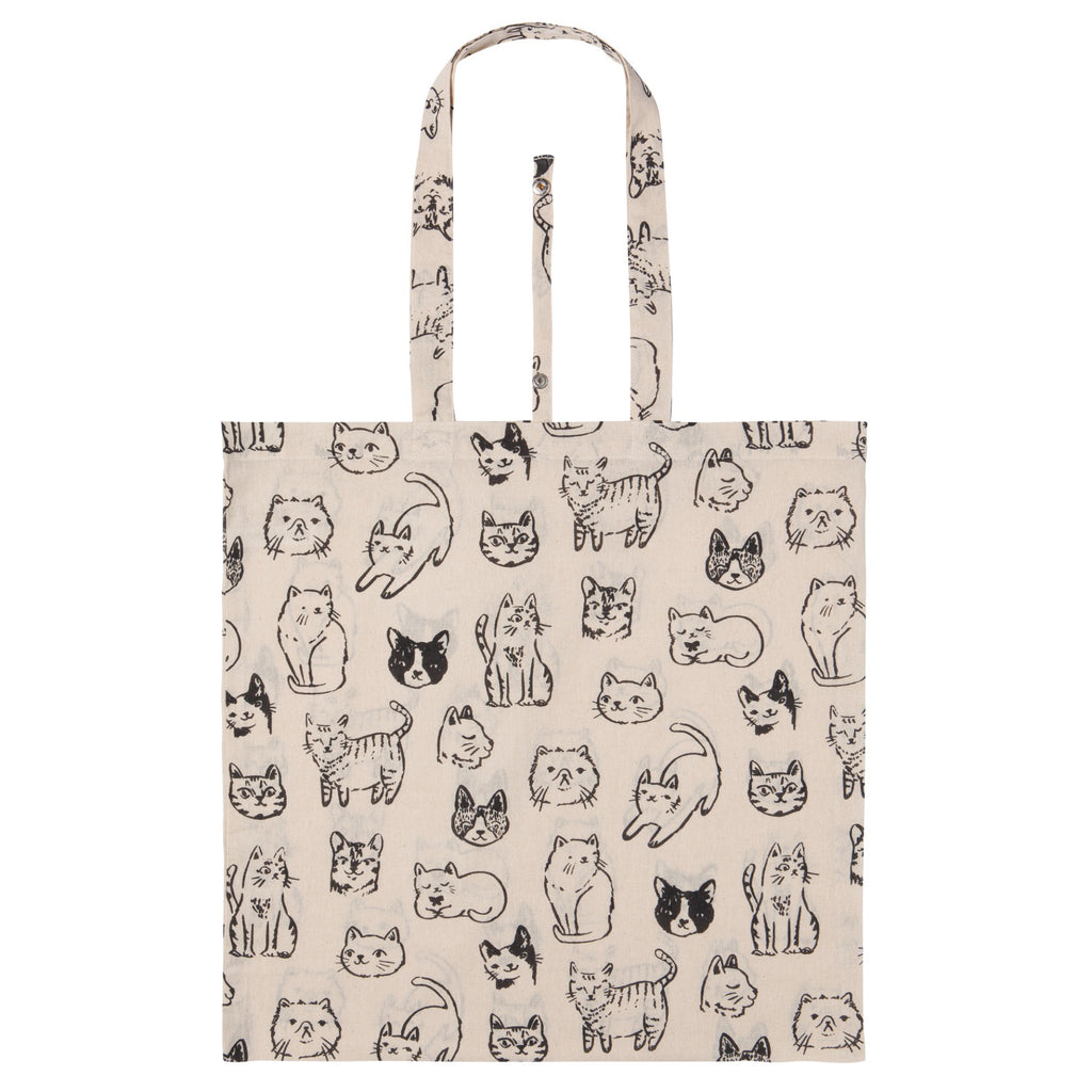 Cats  Dogs Grab Bag Shopping Tote Natural