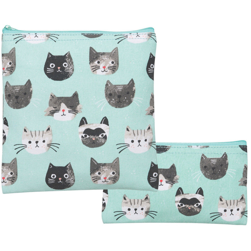 Cats Meow Snack Bags Set of 2