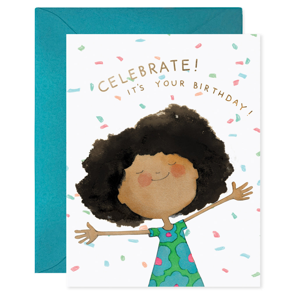 Celebrate Confetti Birthday Card