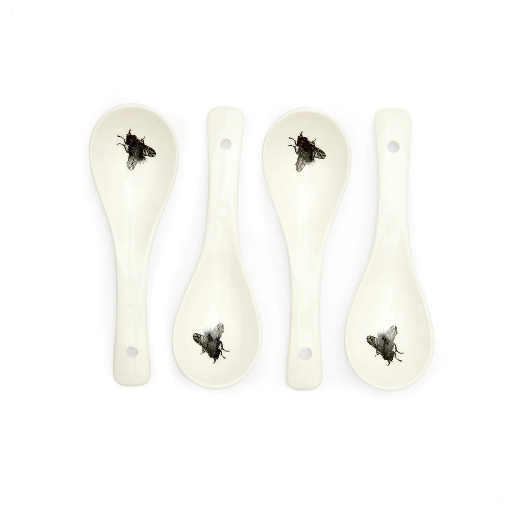 Ceramic Fly Spoons.