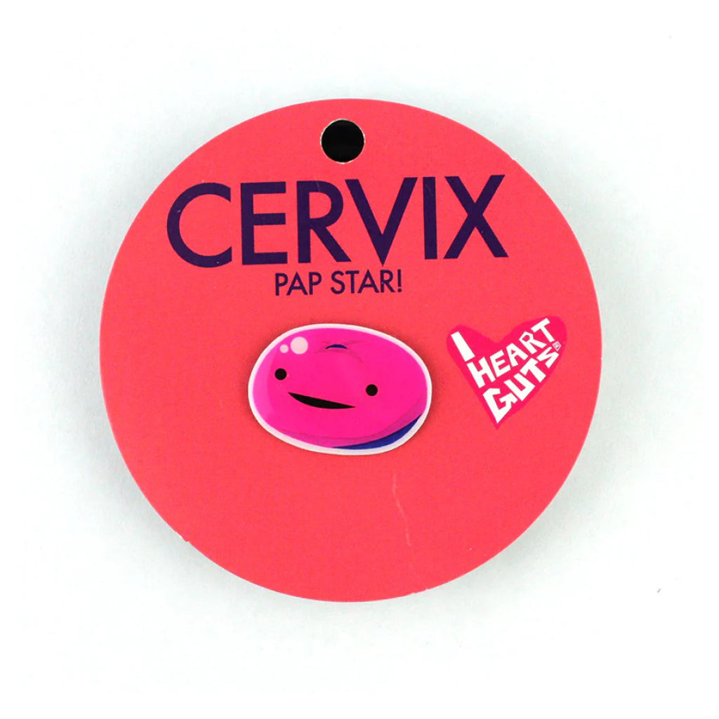 Cervix Lapel Pin.