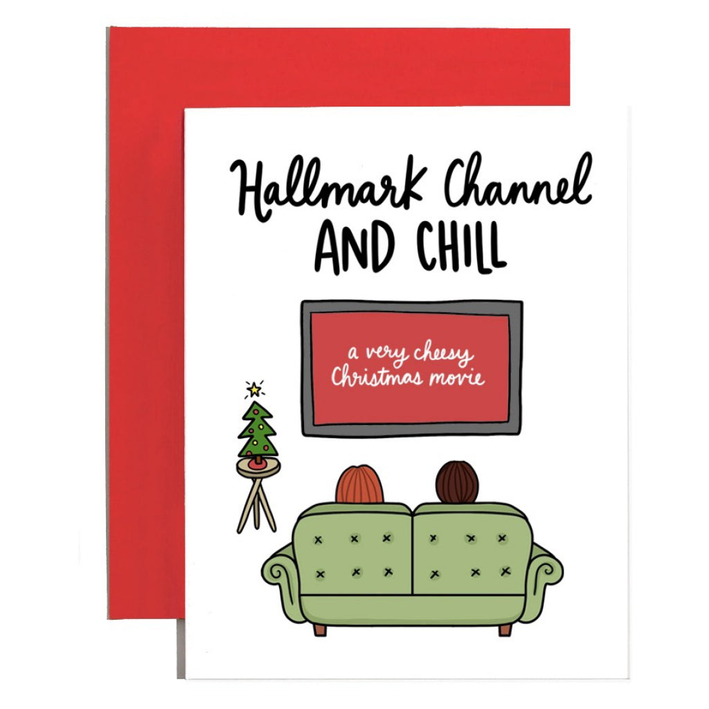 Cheesy Holiday Movies  Chill Card