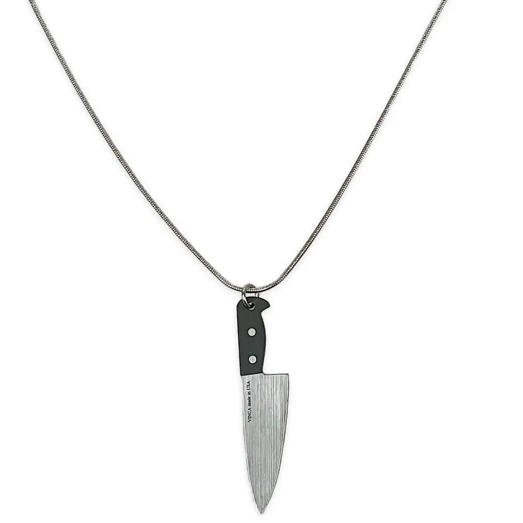 Chef's Knife Necklace.