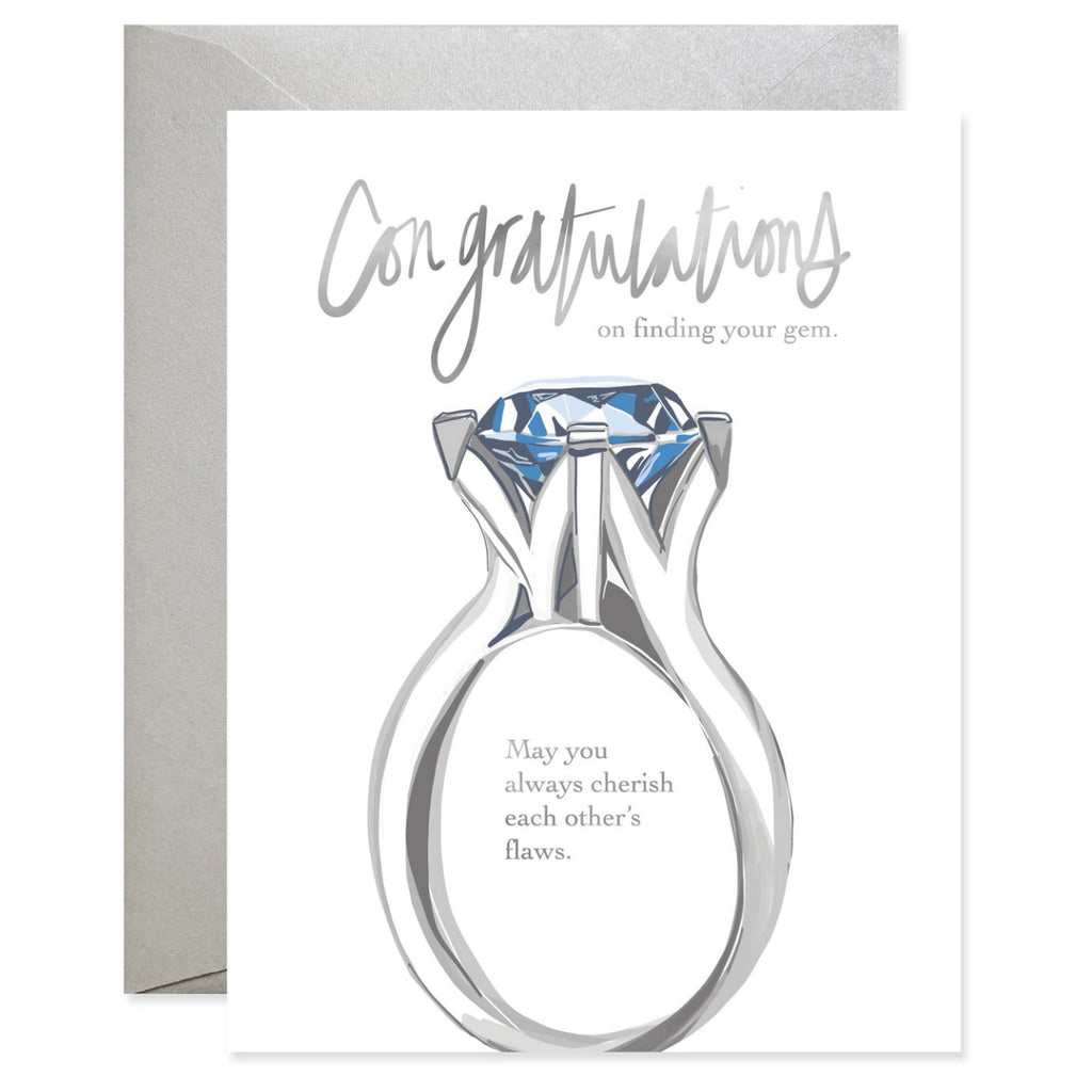 Cherish Each Others Flaws Engagement Card