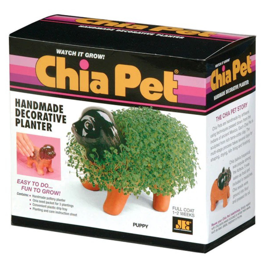 Chia Puppy packaging.