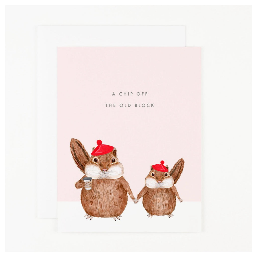 Chip Off The Old Block Red Hats Mom Card