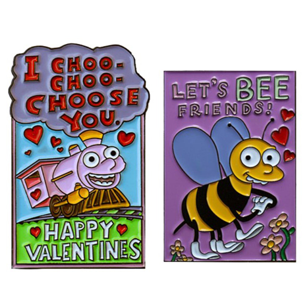 Choo Choose Me Valentines Pin Pack