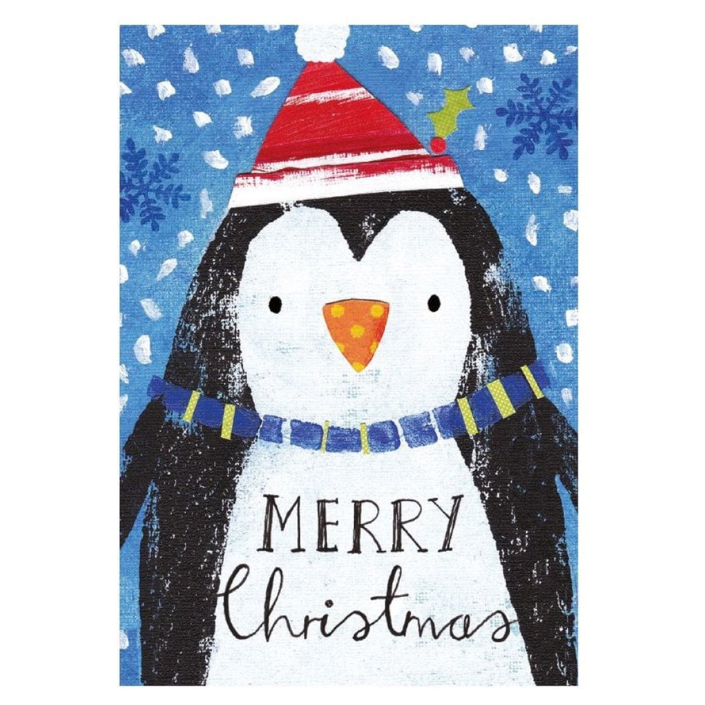 Christmas Characters Cube Box Holiday Cards Penguin