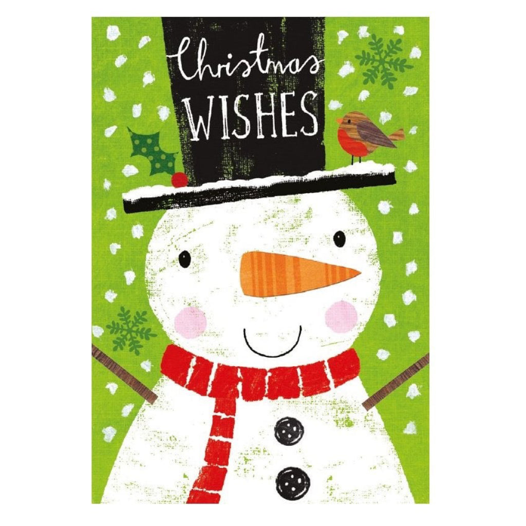 Christmas Characters Cube Box Holiday Cards Snowman
