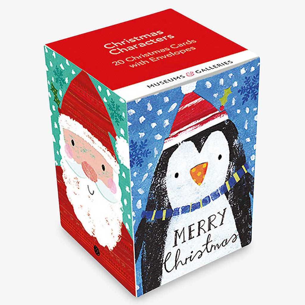 Christmas Characters Cube Box Holiday Cards