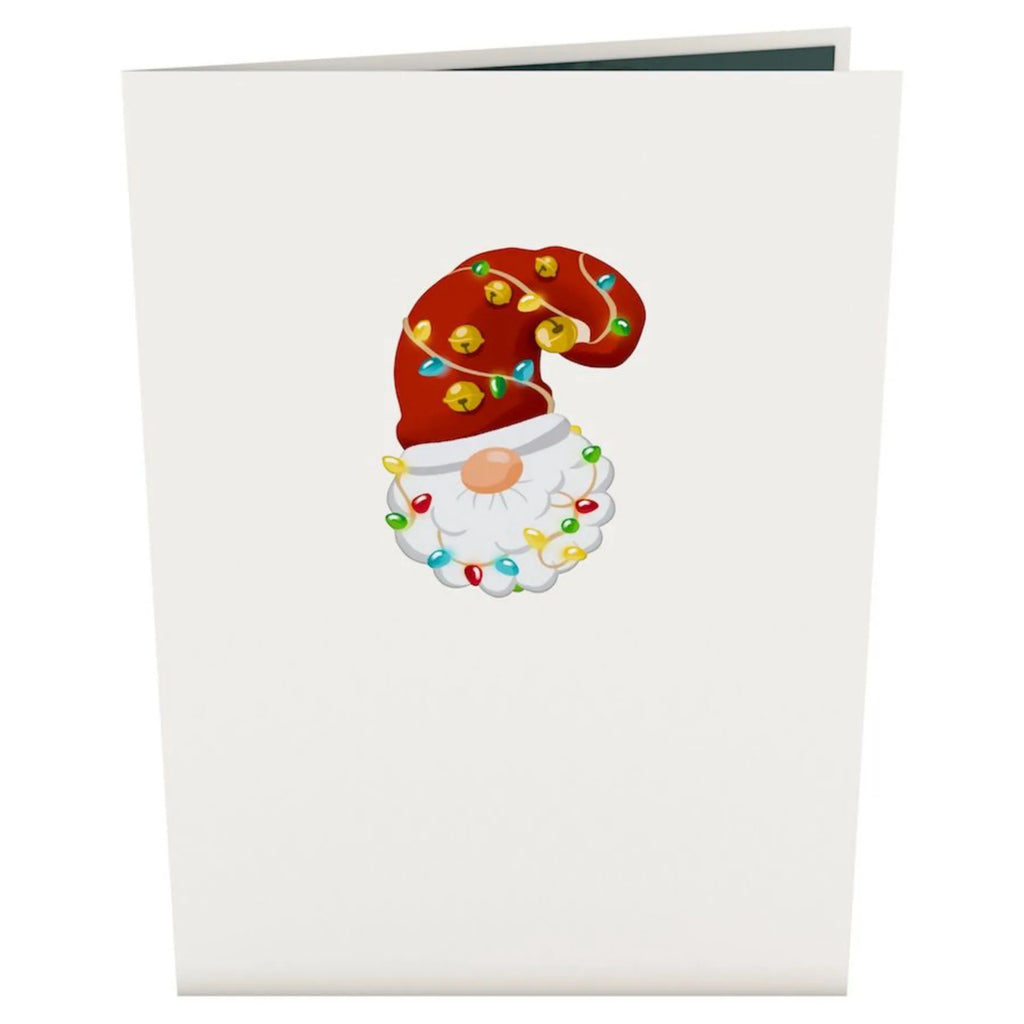 Christmas Gnomes Pop-Up Card Front