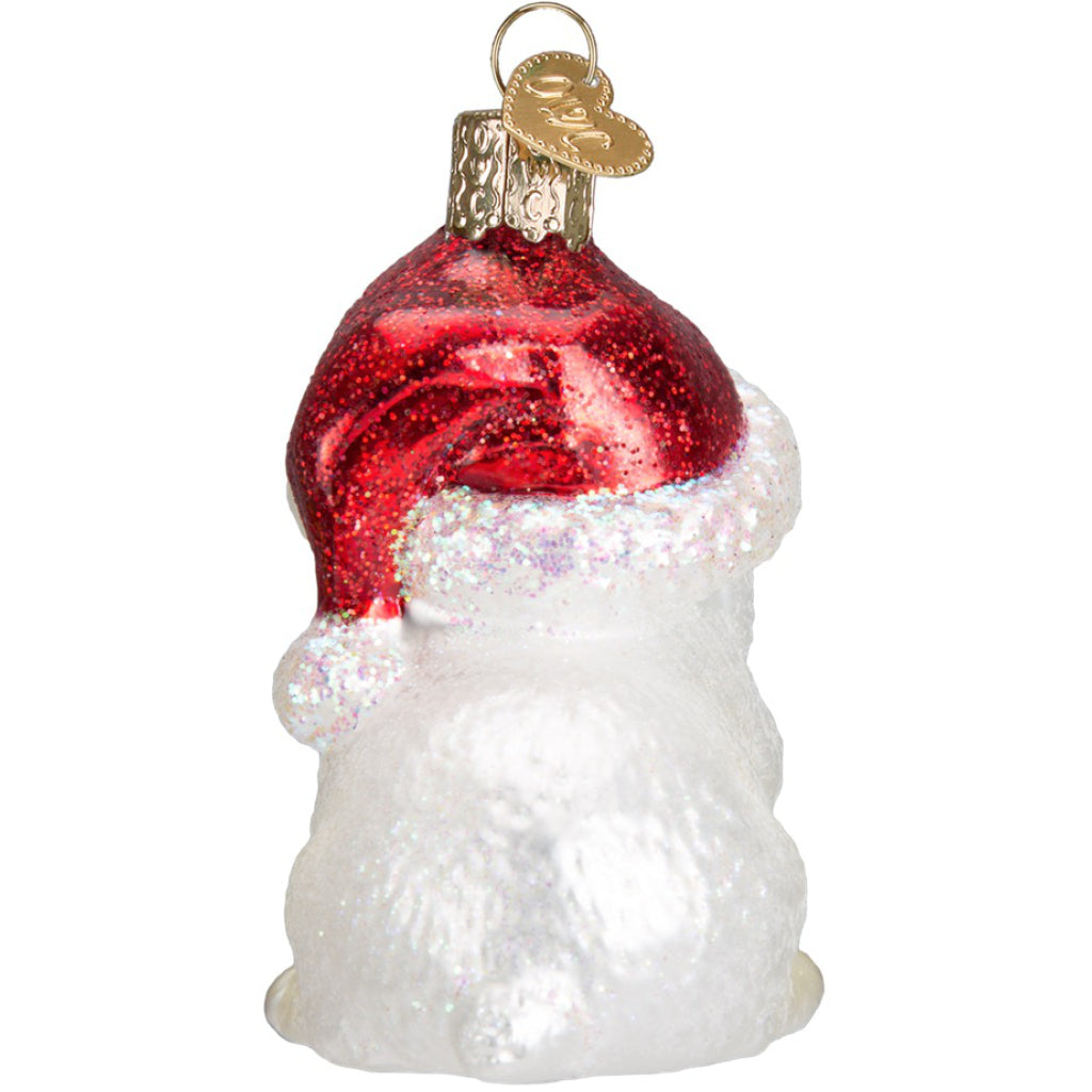 Christmas Polar Bear Ornament back