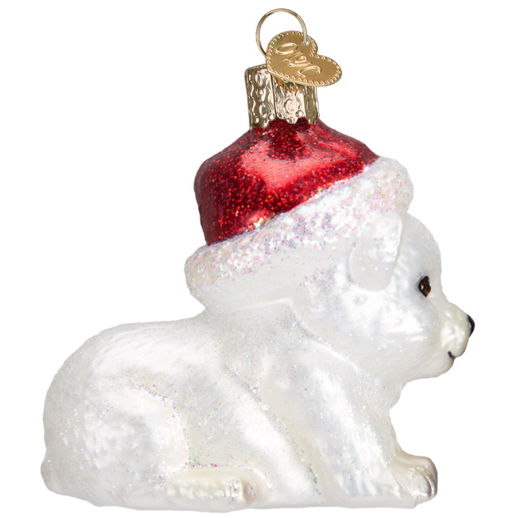 Christmas Polar Bear Ornament side