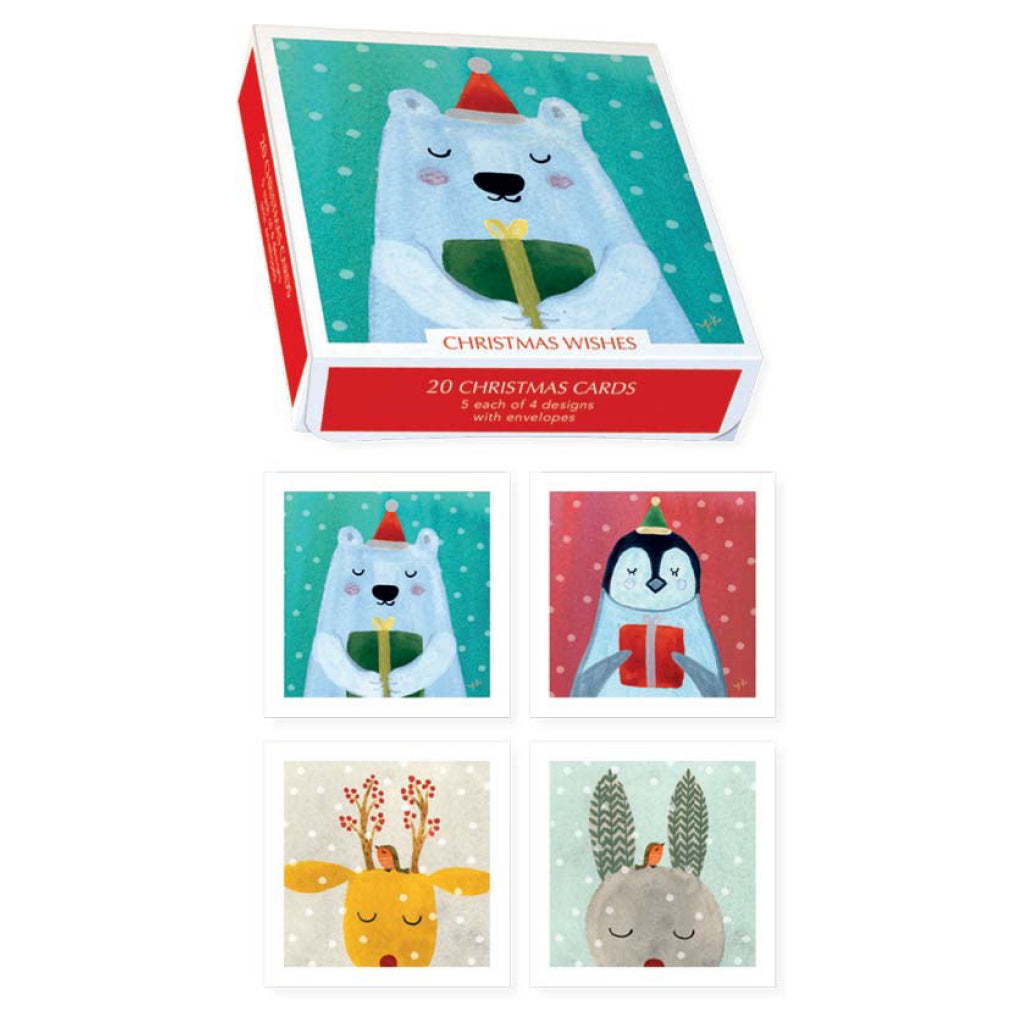 Christmas Wishes Polar Bear Boxed Holiday Cards Styles