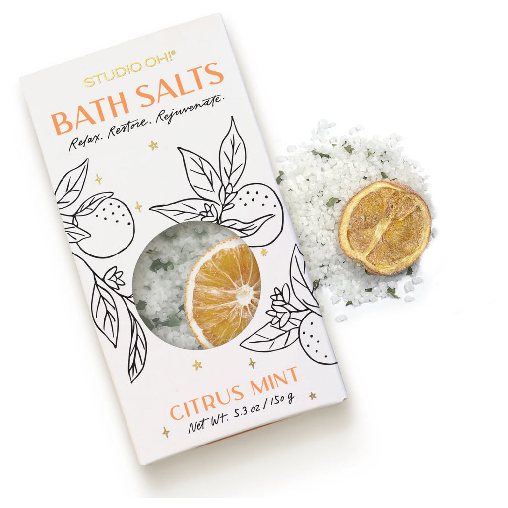 Citrus Mint Bath Salts Contents