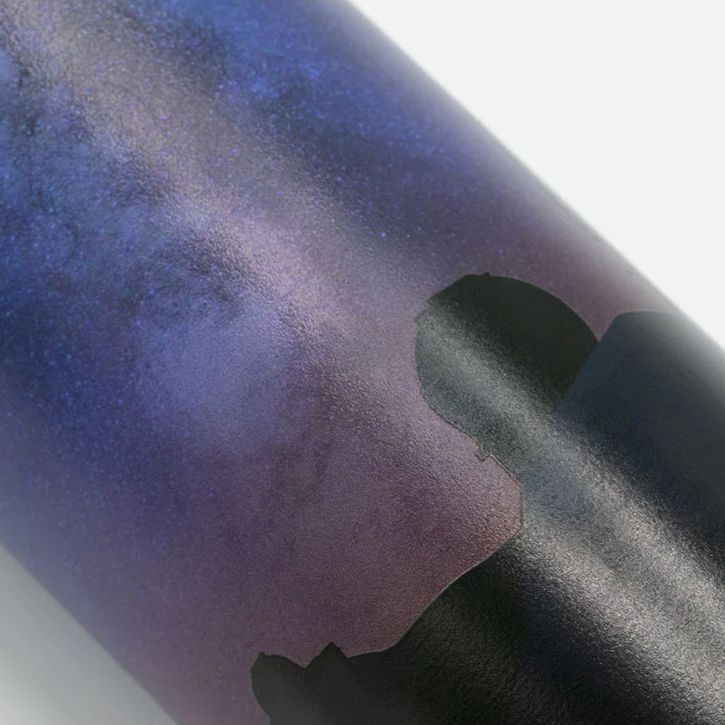 Close-up view of Gateway to the Stars 18 oz Stainless Steel Bottle.