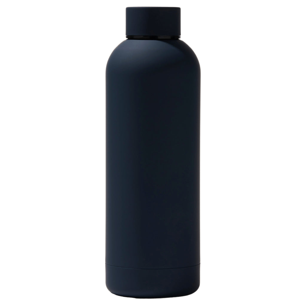 Closed 1L black Beysis water bottle.