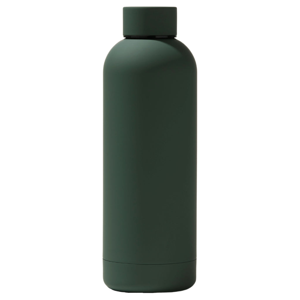 Closed 1L olive Beysis water bottle.