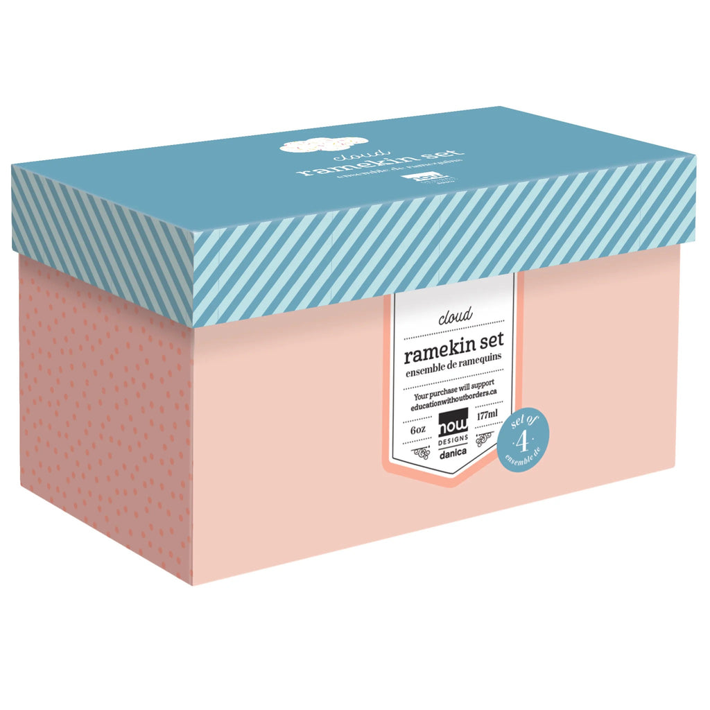 Cloud ramekins packaging.