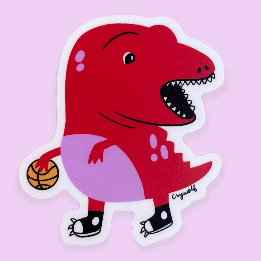 Clumsy Raptor Sticker.