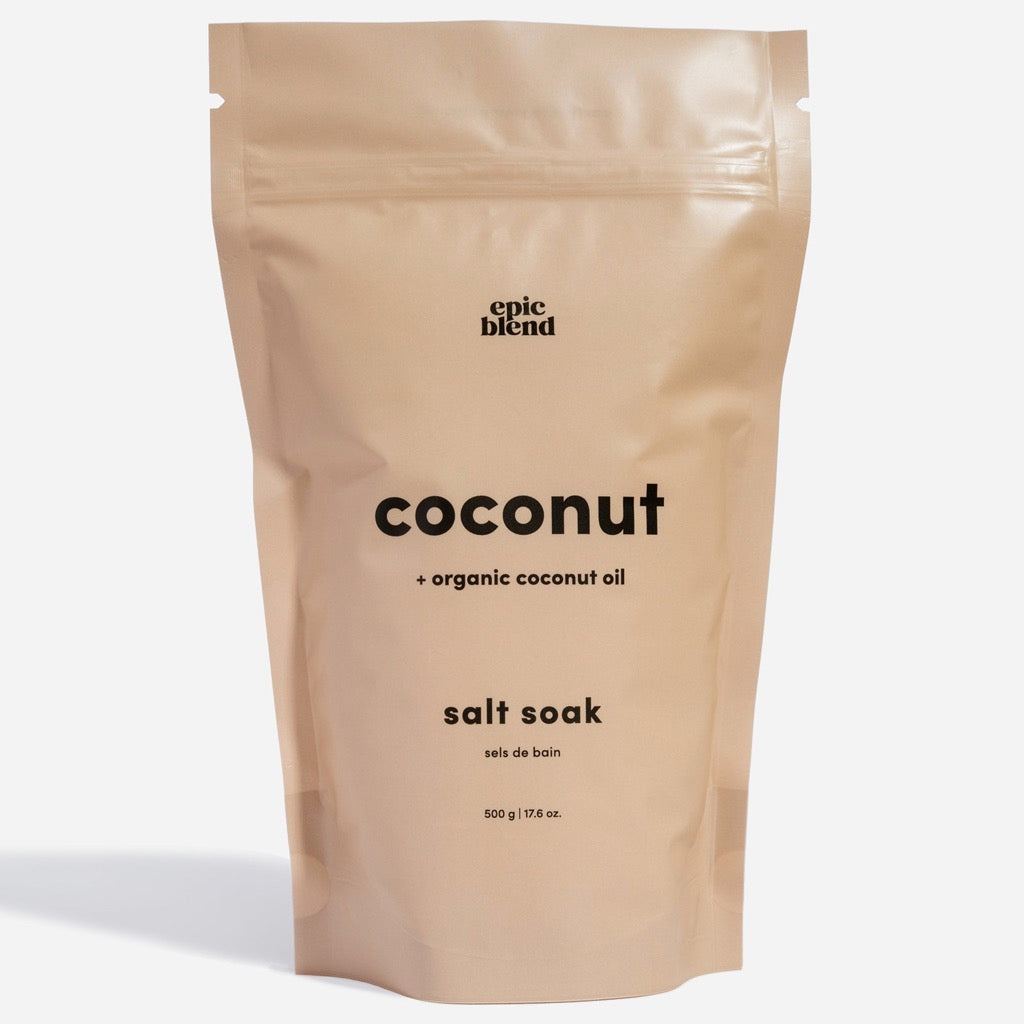 Coconut Bath Salt Soak 500g