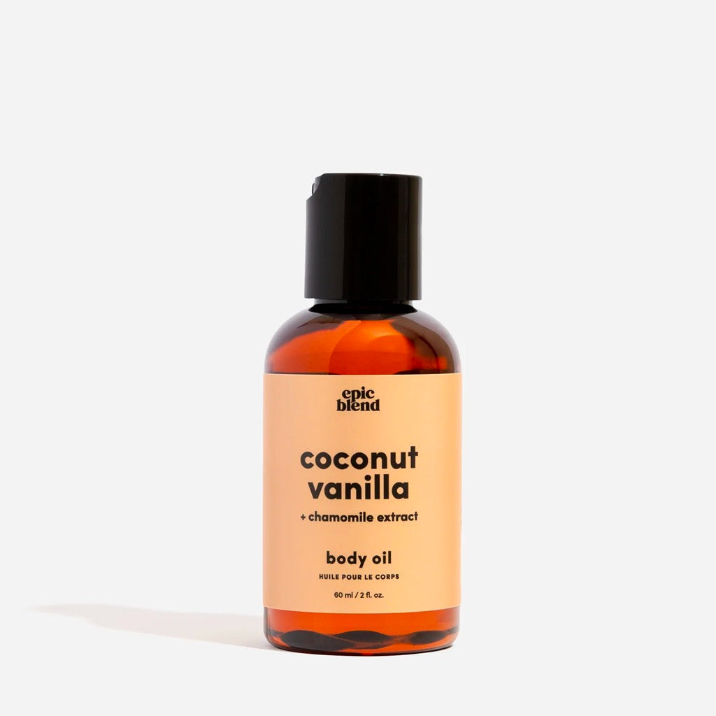 Coconut Vanilla Body Oil 2oz.