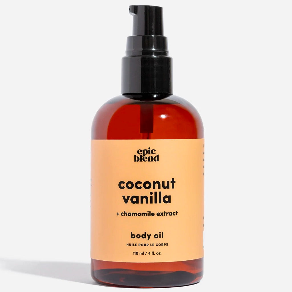 Coconut Vanilla Body Oil 4oz.