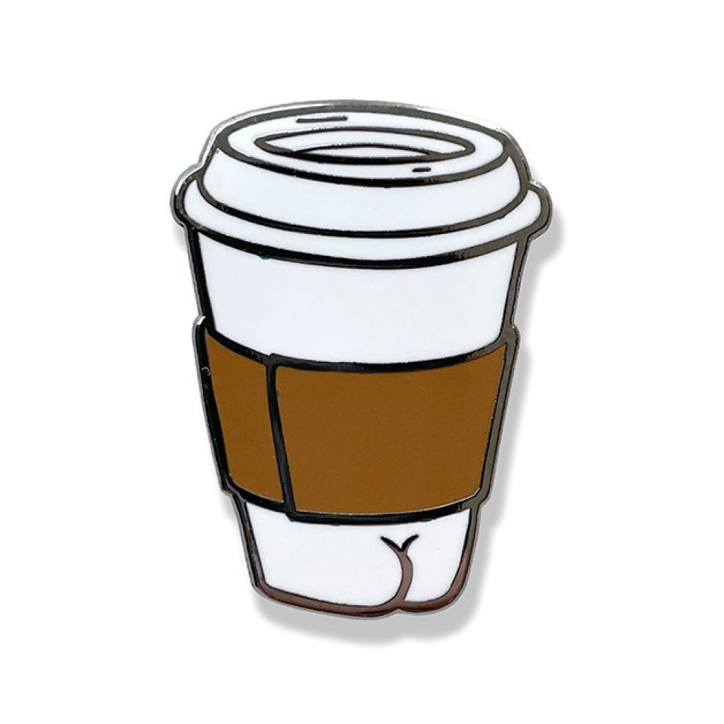 Coffee Butt Pin