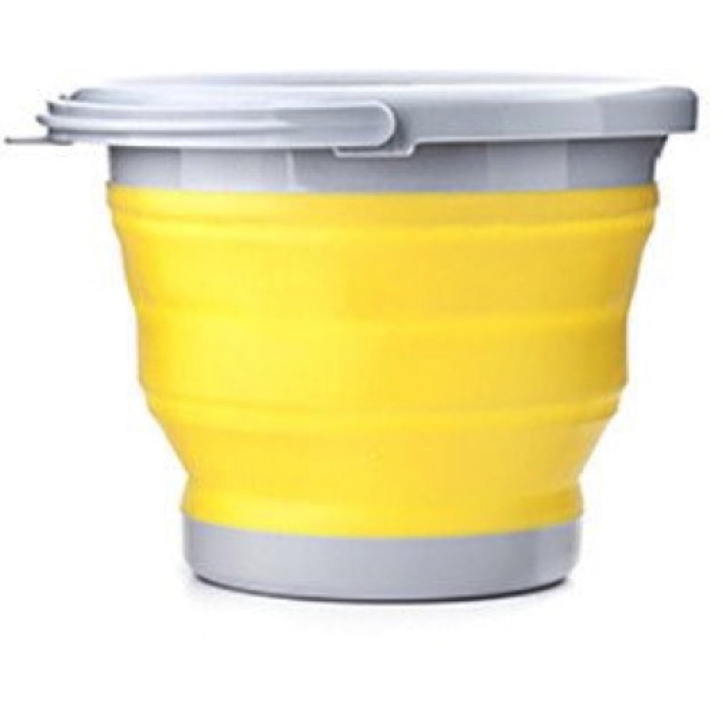 Buy Kikkerland Collapsible Bucket Aqua at