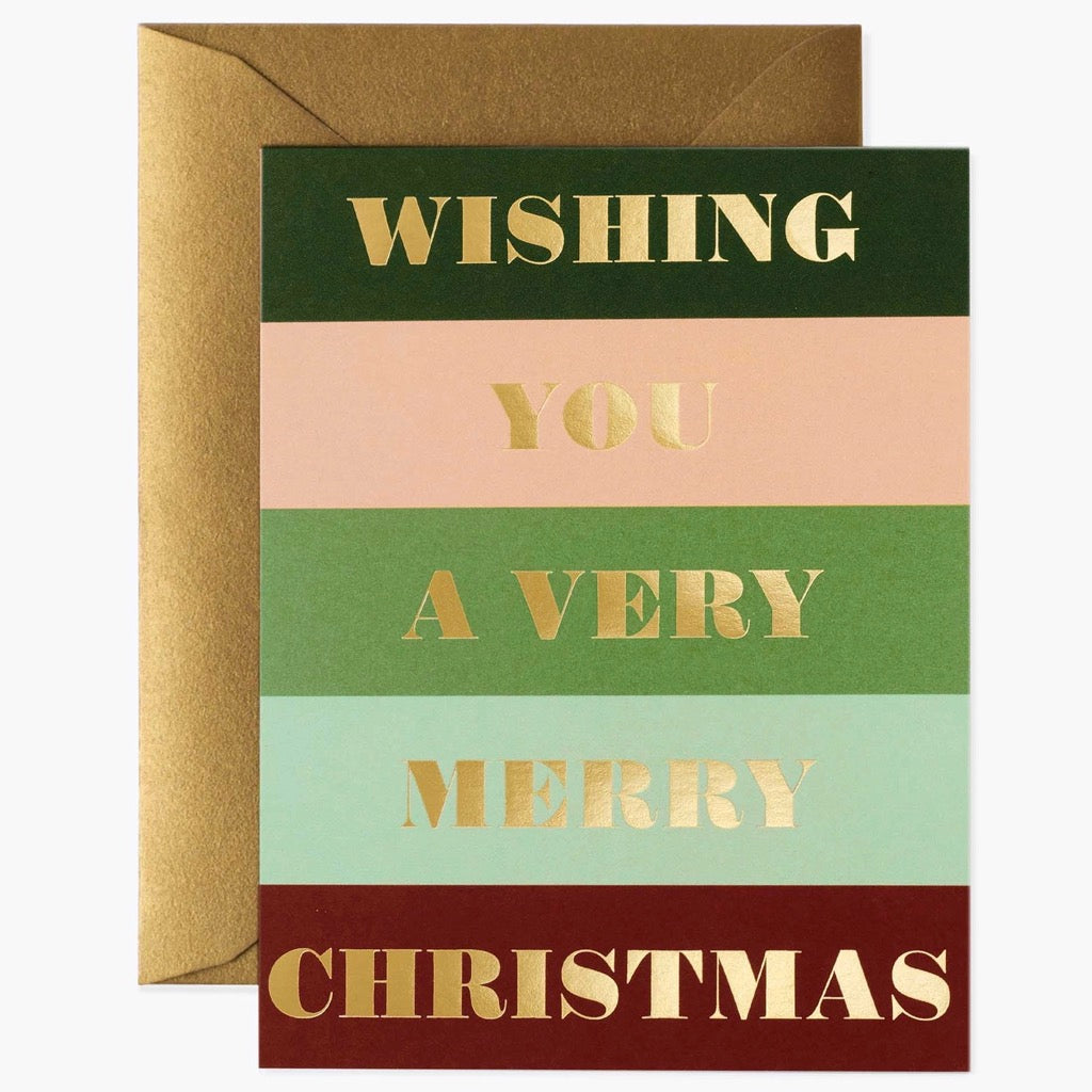 Colour Bar Boxed Christmas Cards