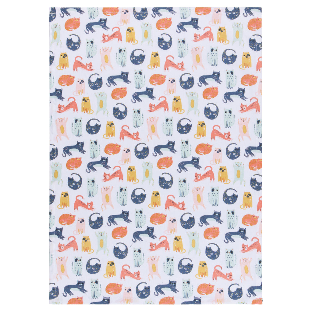 Colourful Cats Dishtowel