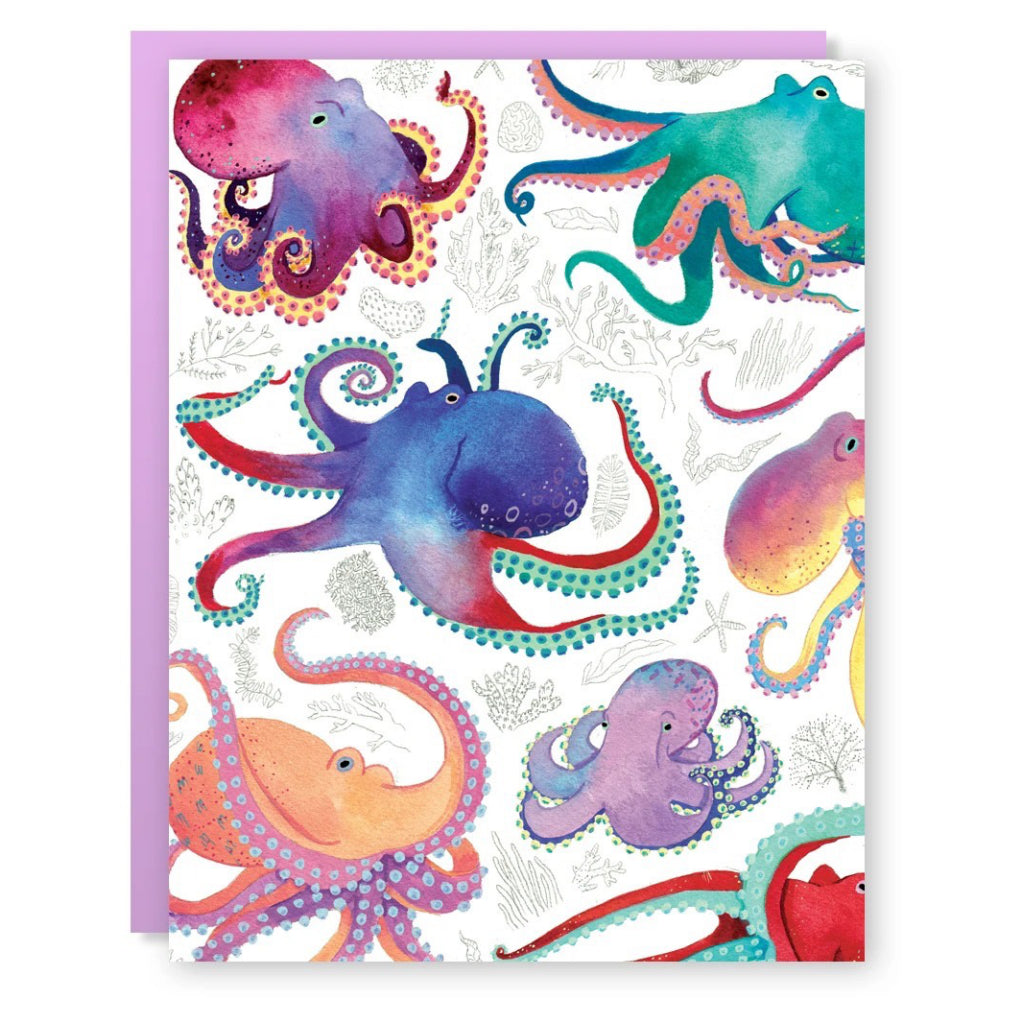 Colourful Octopus card