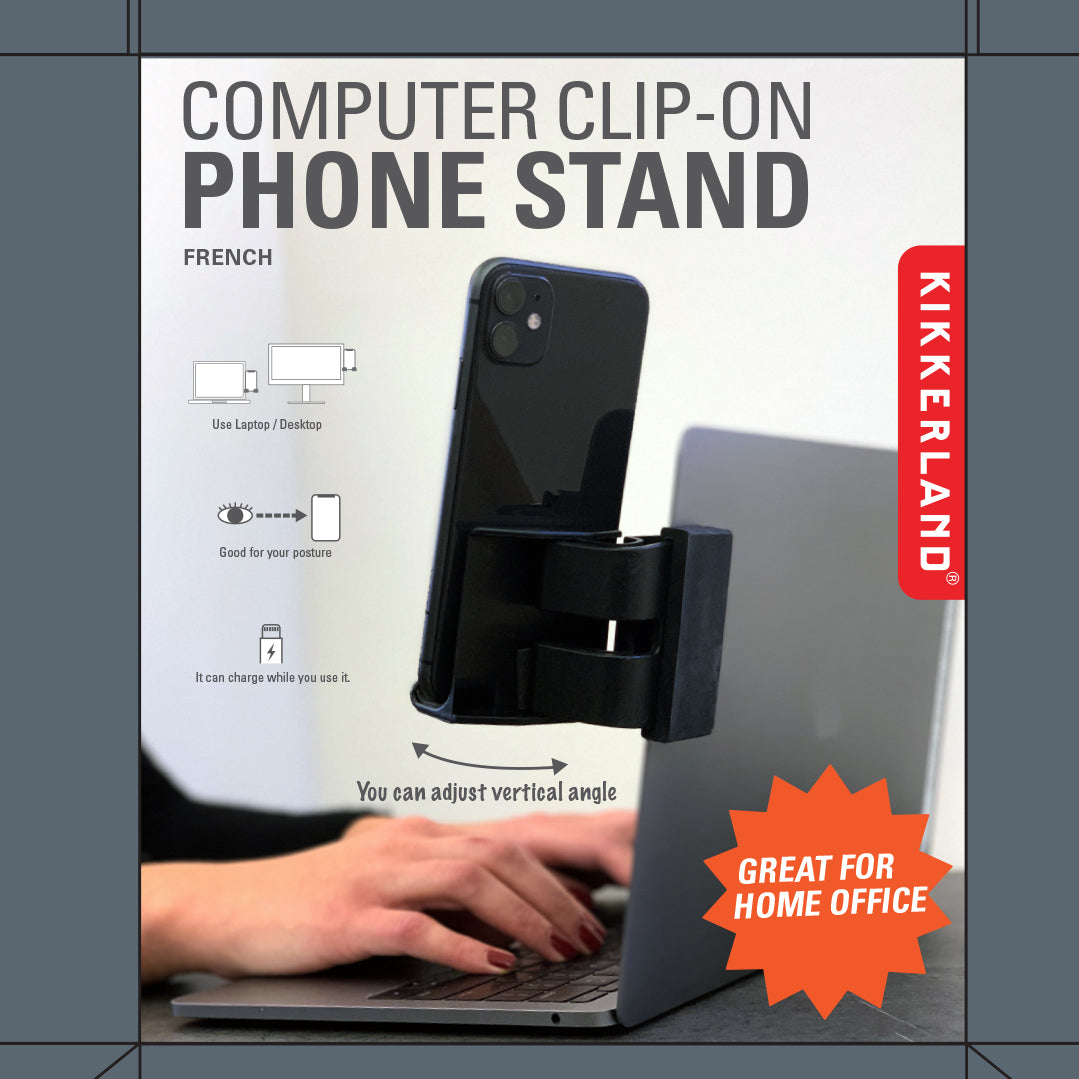 Computer Clip-On Phone Stand by Kikkerland – Outer Layer