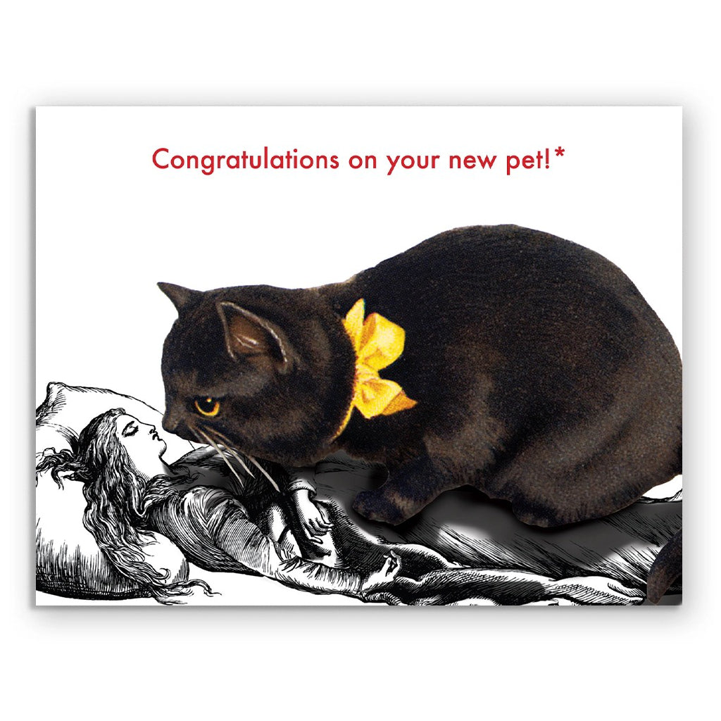 Congratulations On Your New Pet Greeting Card.