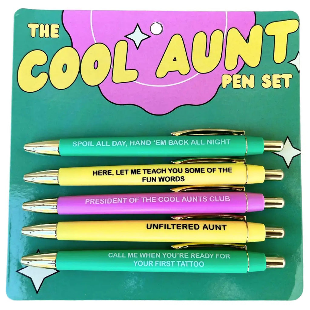 Cool Aunt Pen Set.