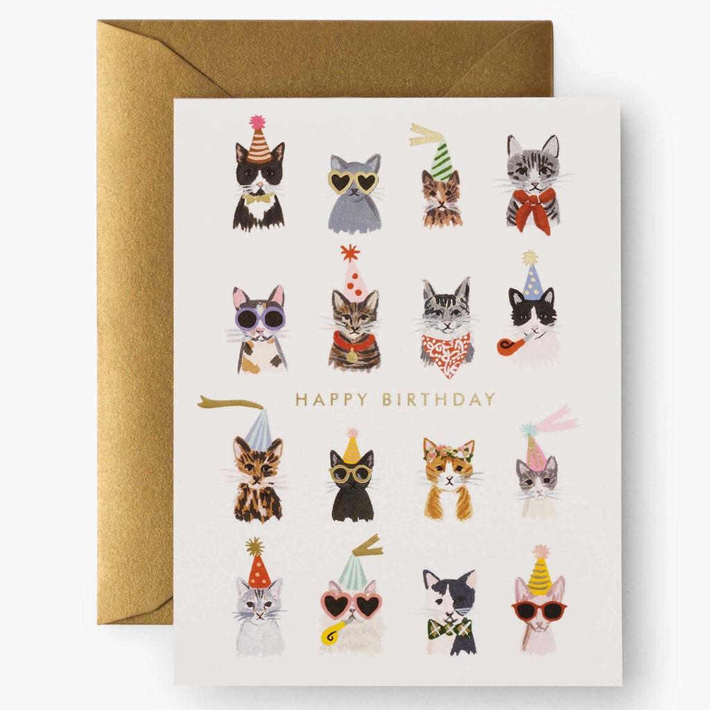 Cool Cats Birthday Card