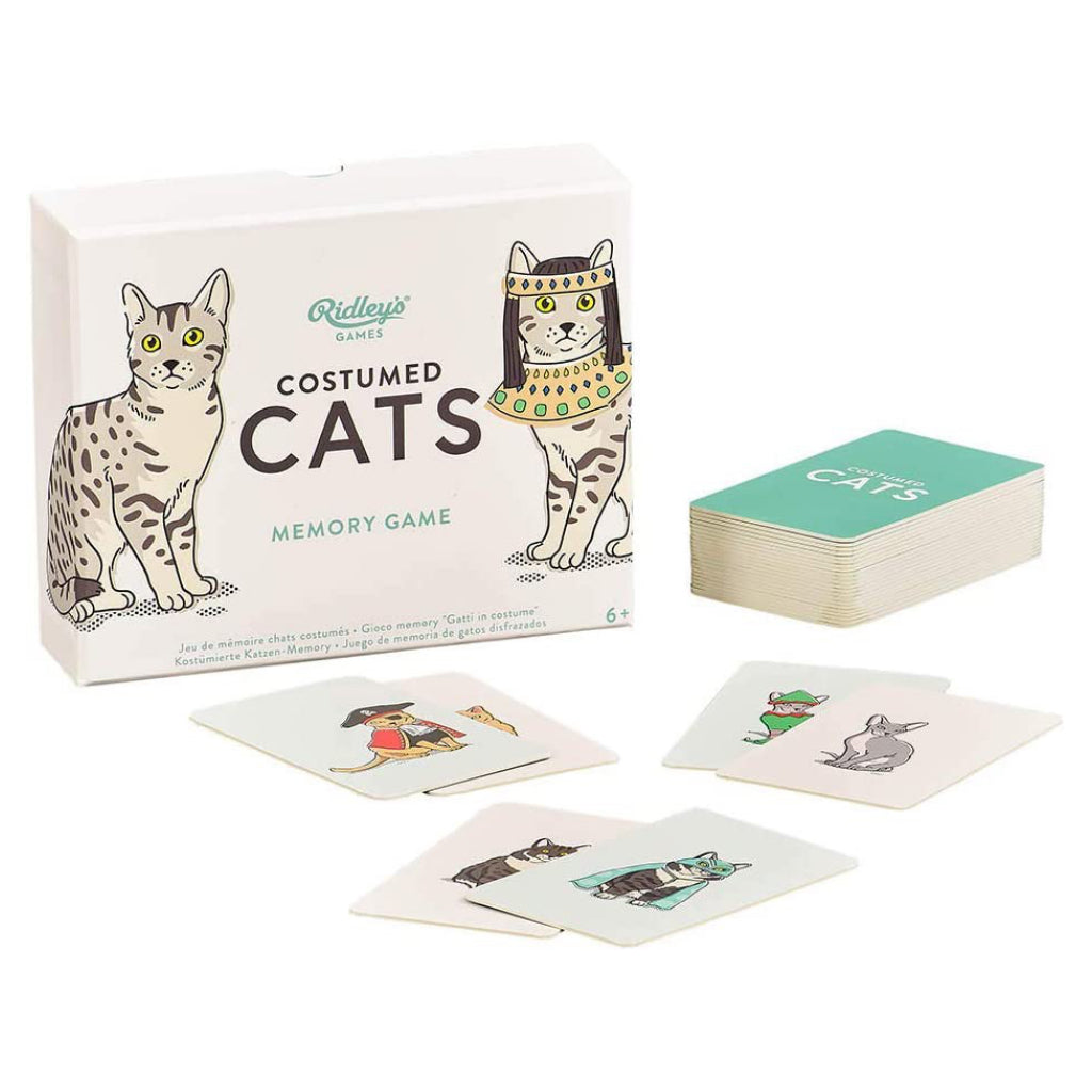 Costumed Cats Memory Game