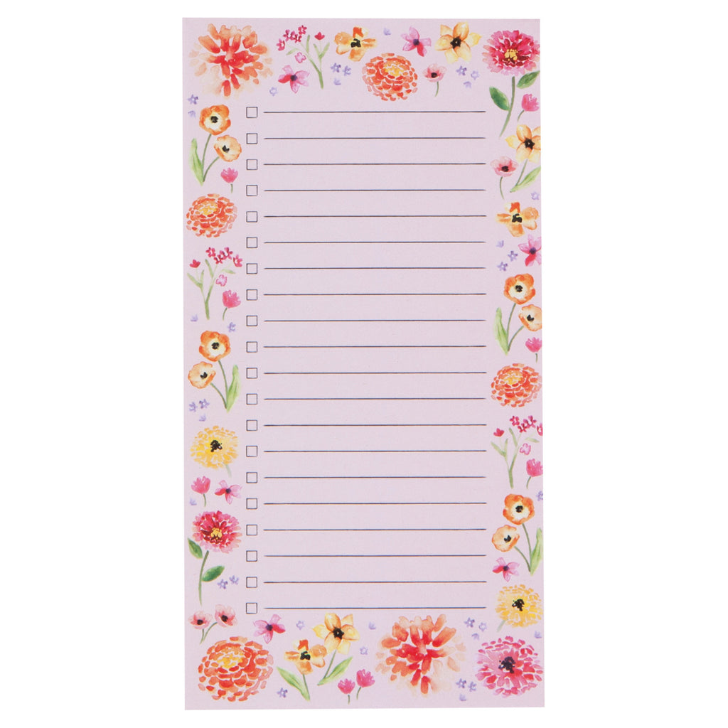 Cottage Floral Magnetic Notepad