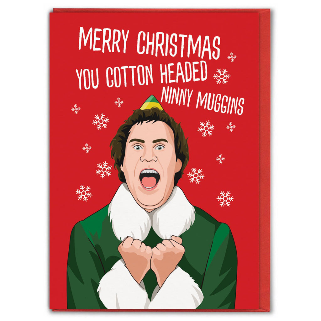 Cotton Headed Ninny Muggins Christmas Card.