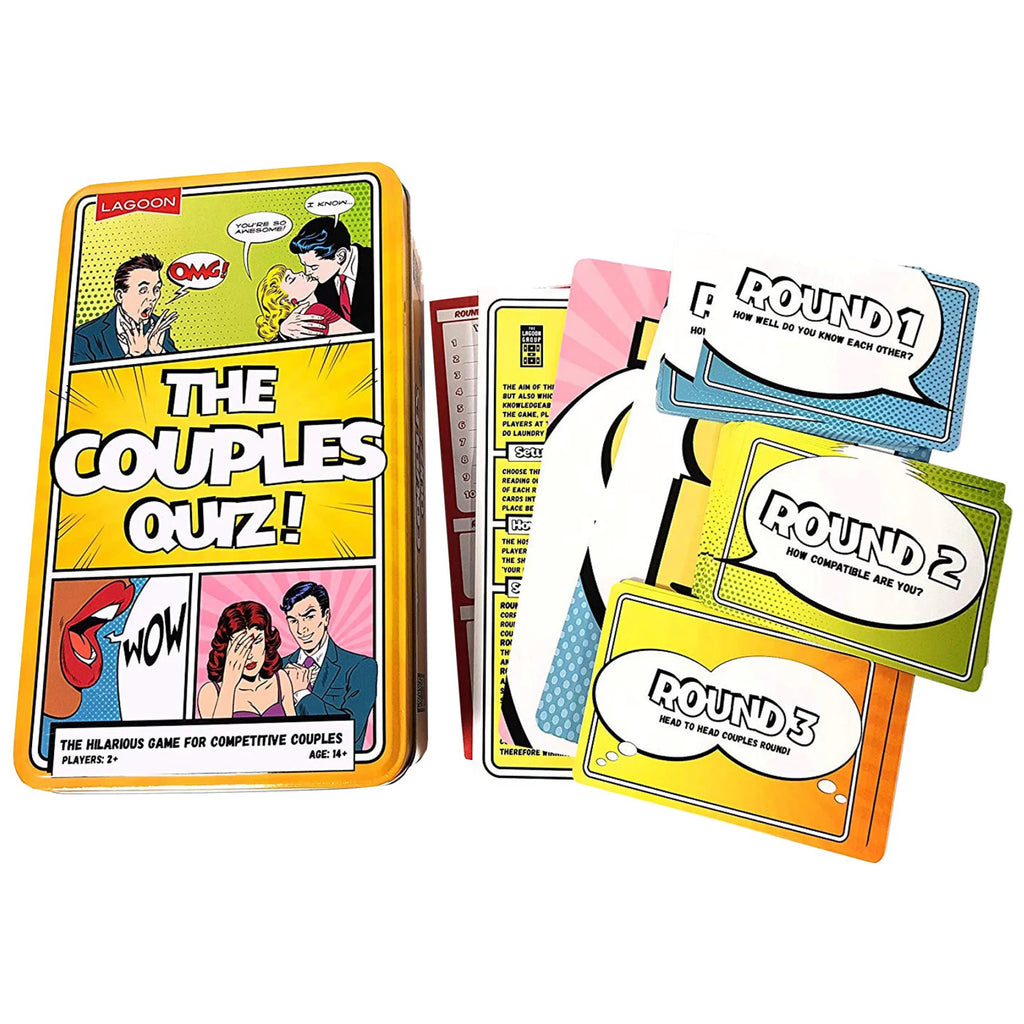 Couple Quiz Tin with cards.